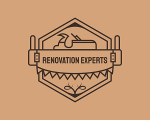 Remodeler - Woodworker Carpentry Saw logo design