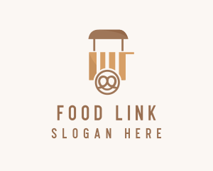 Pretzel Food Truck  logo design