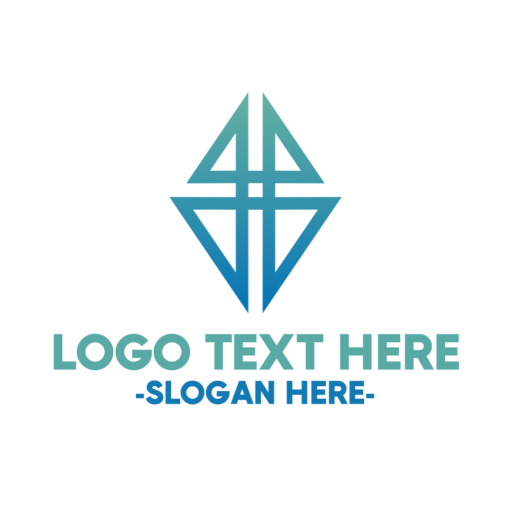 Blue & Triangular Logo | BrandCrowd Logo Maker