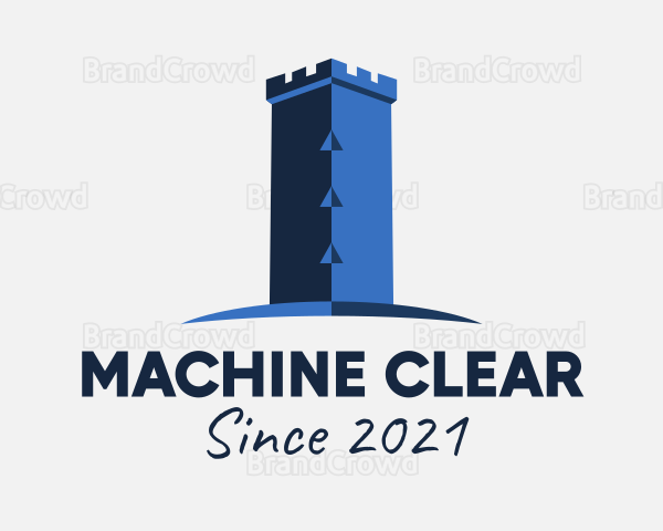 Blue Castle Tower Logo