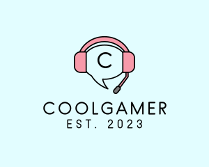 Game Stream - Call Center Chat Messaging logo design
