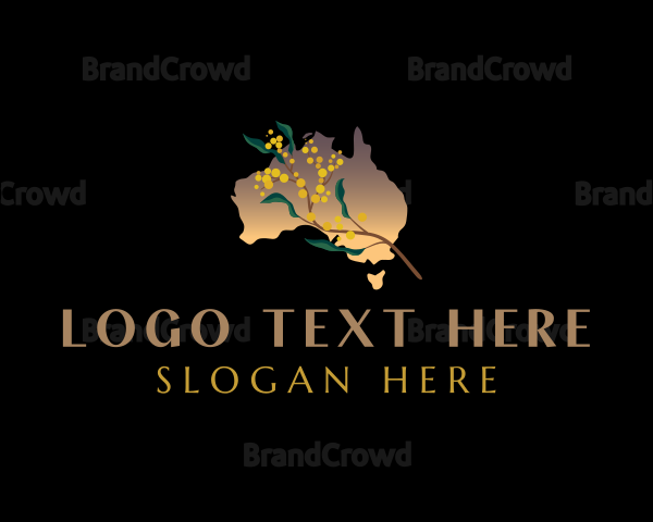 Australian Golden Wattle Logo