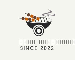 Kitchen - Barbecue Food Cart logo design