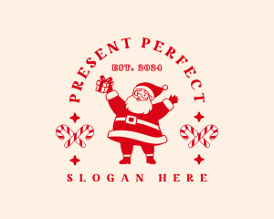 Gift - Santa Claus Gift logo design