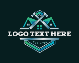 Tool - Hammer Construction Repair logo design