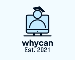 Graduate School - Student Online Class logo design
