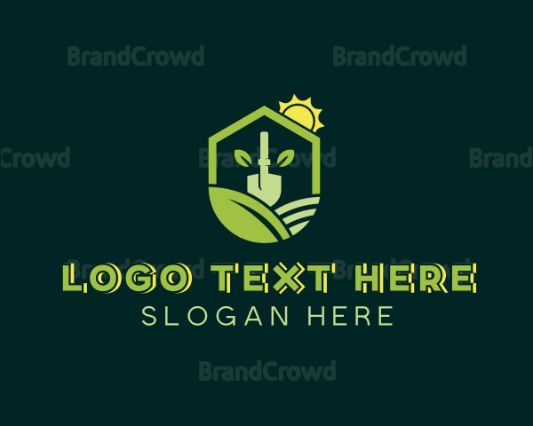 Shovel Eco Landscaping Logo