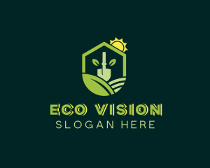 Shovel Eco Landscaping logo design