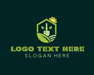 Leaf - Shovel Eco Landscaping logo design