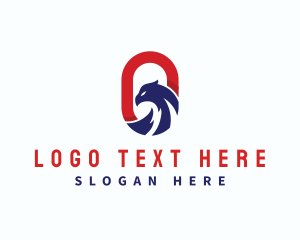 Wild Eagle Letter O Logo