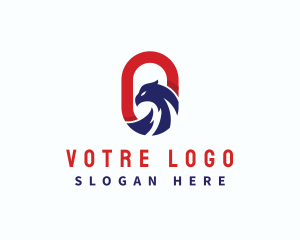 Wild Eagle Letter O Logo