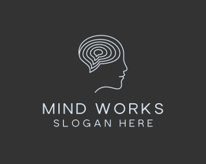 Mental Health Psychology Counseling logo design