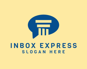 Email - Business Pillar Message logo design