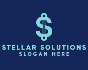 Blue Dollar Technology  logo design