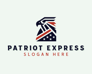 USA Eagle Patriotic logo design