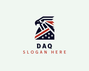 USA Eagle Patriotic logo design