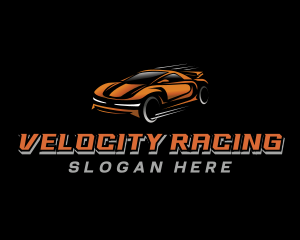 Car Racing Automobile logo design