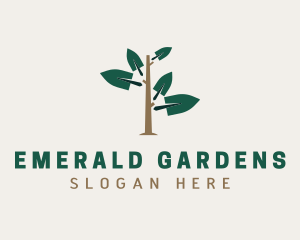 Trowel Planting Landscaping logo design