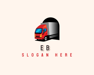 Freight - Truck Transport Delivery logo design
