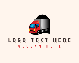 Fire Truck - Truck Transport Delivery logo design