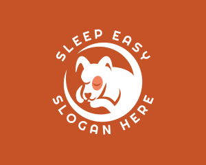 Dog Sleeping Shelter logo design