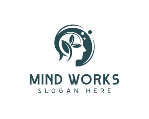 Natural Mental Health Psychiatry logo design