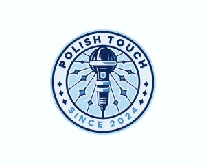 Polish - Polish Detailing Buffer logo design