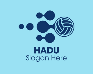 Volleyball Sports Equipment Logo