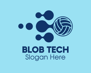 Volleyball Sports Equipment logo design