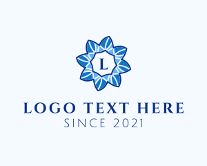Sauna - Flower Lantern Boutique logo design