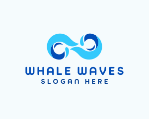 Ocean Wave Infinity logo design