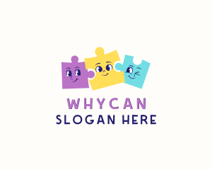 Problem Solving - Toy Puzzle Cartoon logo design