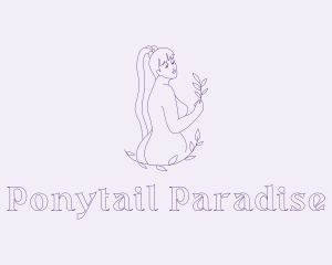 Ponytail - Ponytail Sexy Adult logo design