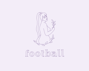 Violet - Ponytail Sexy Adult logo design