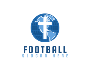 Blue Globe Cross  Logo