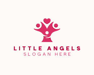 Heart Family Childcare logo design