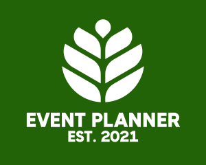 Vegan - Plant Herb Leaf logo design