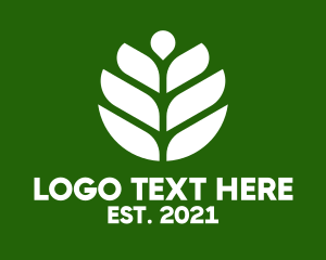 Gardener - Plant Herb Leaf logo design