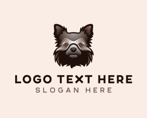 Grooming - Yorkshire Terrier Dog logo design