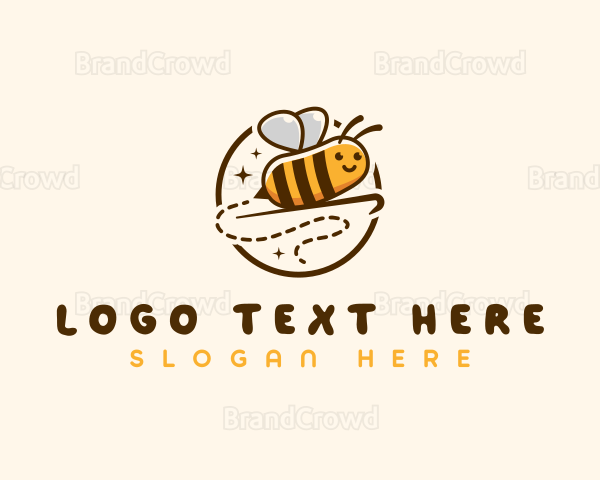 Bee Yarn Crocheting Logo