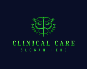 Medical Caduceus Healthcare logo design