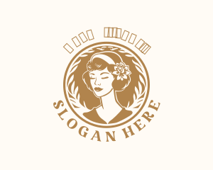 Vintage - Female Makeup Salon logo design