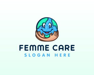 Hand Earth Care logo design