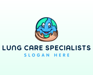 Hand Earth Care logo design