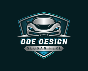 Auto Vehicle Car Racing logo design