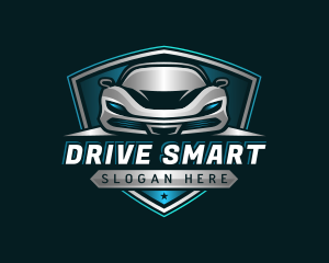 Auto Vehicle Car Racing logo design