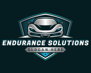 Auto Vehicle Car Racing logo design