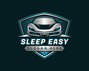 Auto Vehicle Car Racing logo design