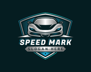 Auto Vehicle Car Racing logo design