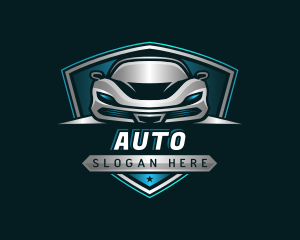 Auto Vehicle Car Racing logo design